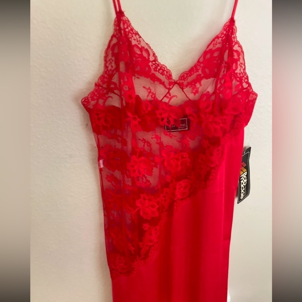 Vintage NWT Bob Mackie for Glydons Lace Slip Dress Old Hollywood Glam Lingerie M - Picture 11 of 14